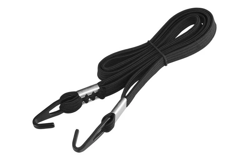 BIKEPARTNER Bagagestrop Til Bagagebære Sort M/metal Kroge 1 BIKEPARTNER Bagagestrop Til Bagagebære Sort M/metal Kroge