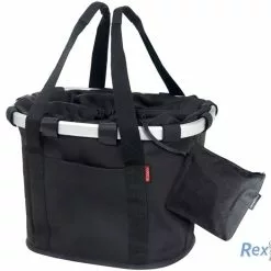 KLICKFIX Styrtaske Sort 35x28x26cm 15Liter Max 5kg